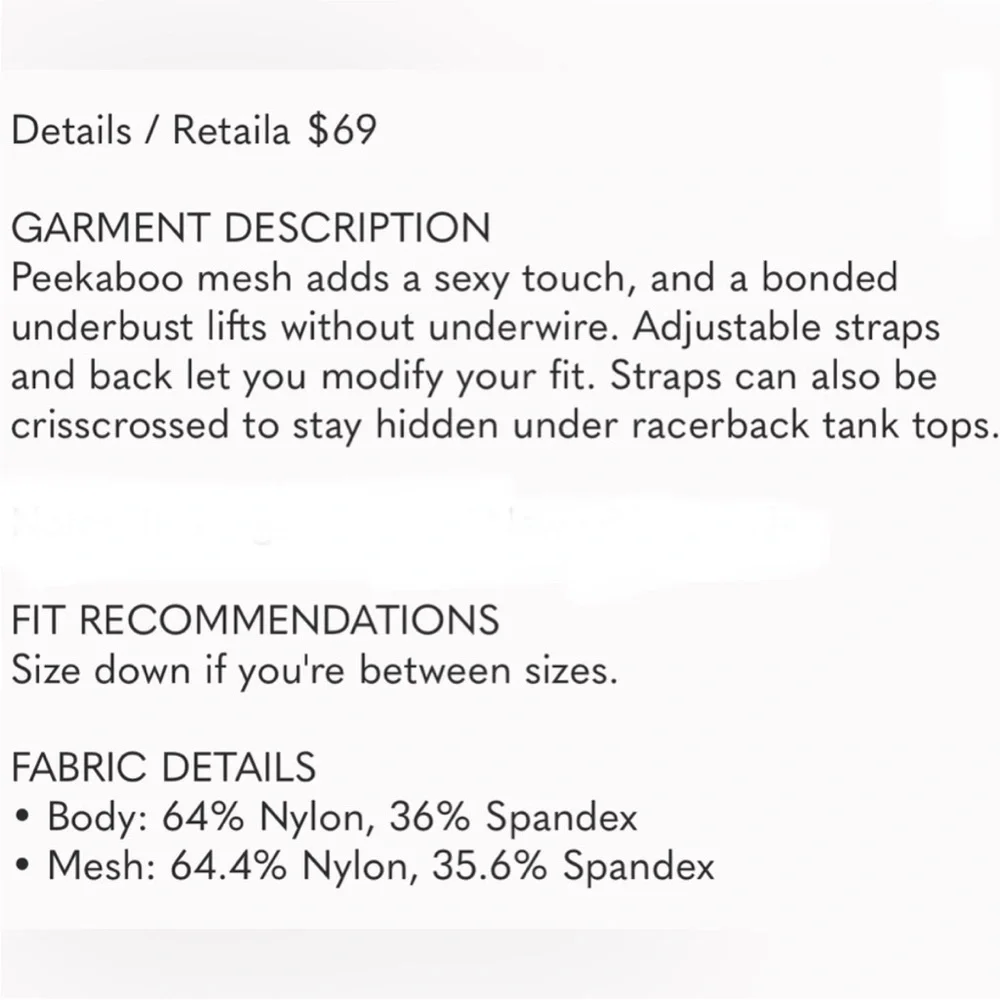 Honeylove shapewear crossover